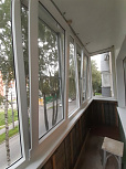 Теплое остекление П-образного балкона в доме II-29 - фото 2